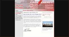 Desktop Screenshot of cashenergy.com